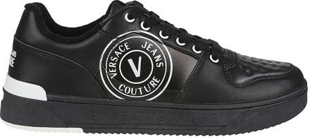 Versace Jeans Couture Zwarte Starlight SJ1 Sneakers Versace Jeans Couture , Black , Heren - 43 Eu,45 Eu,41 Eu,42 Eu,40 Eu,44 EU