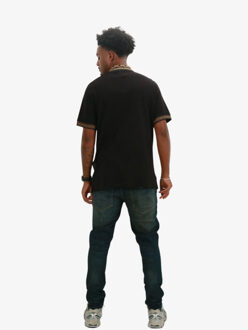 Versace Jeans Heren polo zwart barok - L