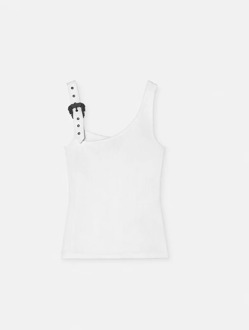 Versace Jeans Versace jeans couture buckle tank top Wit - 34