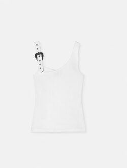 Versace Jeans Versace jeans couture buckle tank top Wit - 36