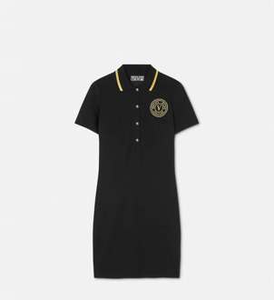 Versace Jeans Versace jeans couture dress polo gold Zwart - S