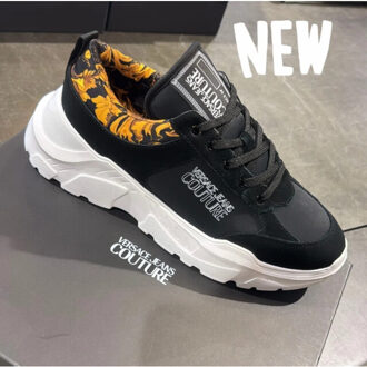 Versace Jeans Versace jeans couture fondo sc1 speedtrack gold baroque Zwart - 43