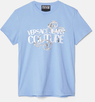 Versace Jeans Versace jeans couture logo watercolour t-shirt Blauw - S