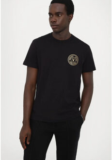 Versace Jeans Versace jeans couture small vemblem tee gold Zwart