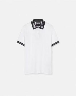 Versace Jeans Versace jeans couture watercolor polo Wit - M