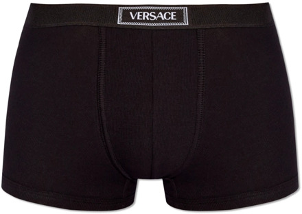 Versace Katoenen boxershorts Versace , Black , Heren - 2Xl,Xl,L,M,S