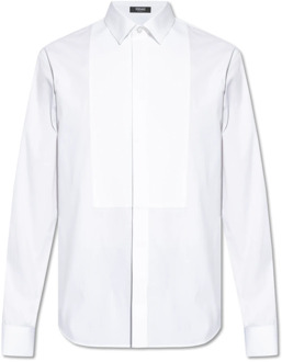 Versace Katoenen shirt Versace , White , Heren - 2Xl,Xl,M,4Xl,3Xl