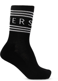 Versace Katoenen sokken Versace , Black , Heren - L,M,S