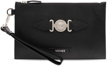 Versace ‘Kleine Medusa Biggie’ handtas Versace , Black , Heren - ONE Size