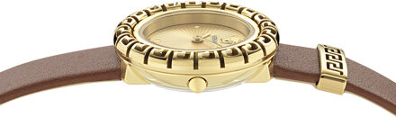 Versace La Greca Dames Brown Horloge VE8C00124 Bruin