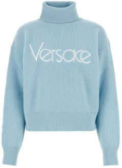 Versace Lichtblauwe wollen trui Versace , Blue , Dames - 2XS