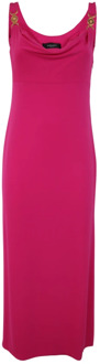 Versace Maxi dagelijkse jurk Versace , Pink , Dames - M,S,Xs