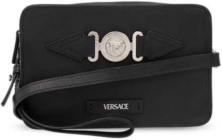 Versace ‘Medusa Biggie’ schoudertas Versace , Black , Heren - ONE Size