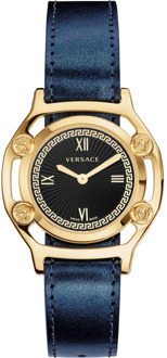 Versace Medusa Frame Horloge Set Versace , Yellow , Dames - ONE Size