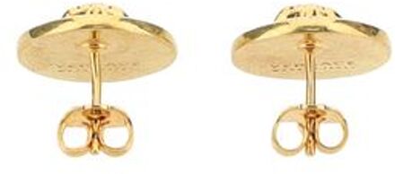 Versace Medusa Hoofd Stud Oorbellen Beige