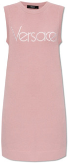 Versace Mouwloze jurk Versace , Pink , Dames - 2XS