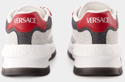 Versace Odissea Sneakers - - Leer - Zwart
