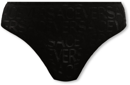 Versace Onderbroeken met logo Versace , Black , Dames - Xl,M