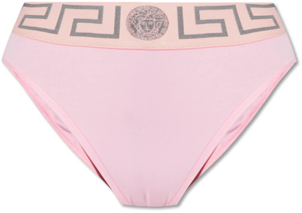 Versace Onderbroeken met logo Versace , Pink , Dames - 2Xl,M