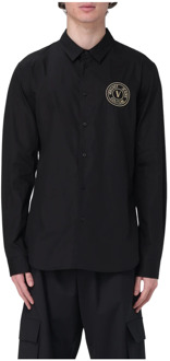 Versace Overhemd Collectie Versace , Black , Heren - 2Xl,L,M,S