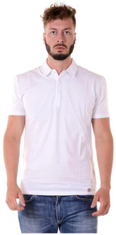 Versace Polo Shirts Versace , White , Heren - L