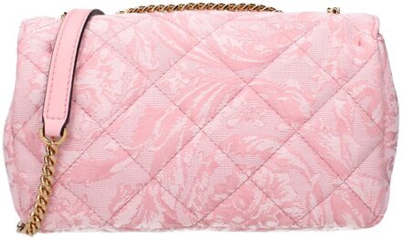 Versace Roze Stoffen Schoudertas - One Size