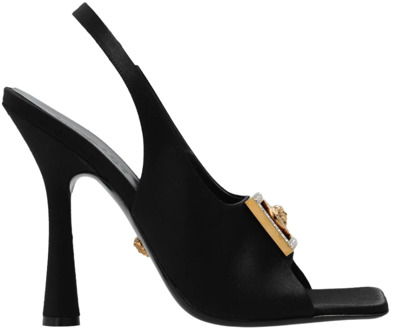 Versace Sandalen met hoge hakken Versace , Black , Dames - 38 Eu,36 EU