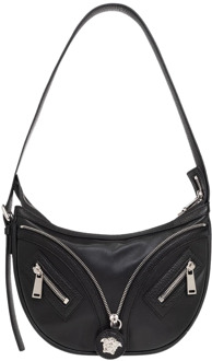 Versace Schoudertas Hobo Small Versace , Black , Dames - ONE Size