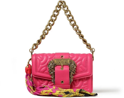 Versace Schoudertas met zichtbaar logo Versace , Pink , Dames - ONE Size