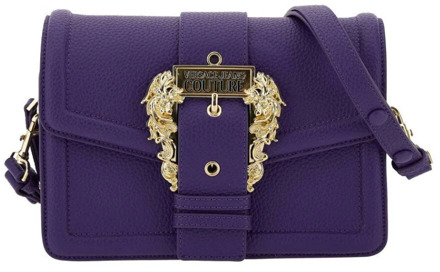 Versace Schoudertas met zichtbaar logo Versace , Purple , Dames - ONE Size