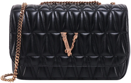 Versace Schoudertassen Versace , Black , Dames - ONE Size