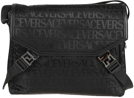 Versace Schoudertassen Versace , Black , Heren - ONE Size