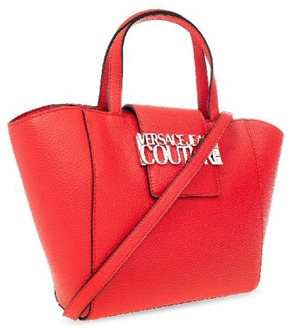 Versace Shopper met afneembare schouderband Versace , Red , Dames - ONE Size