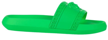 Versace Sliders Versace , Green , Heren - 41 EU