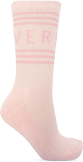 Versace Sokken met logo Versace , Pink , Dames - L,M,S