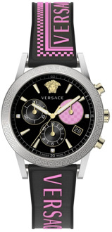 Versace Sport Tech Chronograaf Siliconen Horloge Versace , Multicolor , Dames - ONE Size