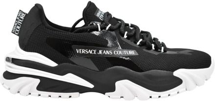 Versace Sportieve New Trail Trek Schoenen Versace , Black , Heren - 42 Eu,41 EU