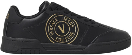 Versace Stijlvolle Brooklyn Sneakers voor Mannen Versace , Black , Heren - 41 Eu,42 Eu,43 Eu,40 Eu,44 EU