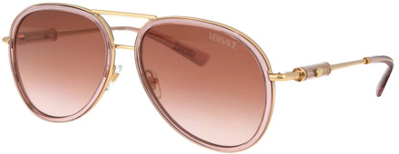Versace Stijlvolle zonnebril 0Ve2260 Versace , Brown , Unisex - 60 MM