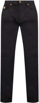 Versace Straight leg jeans Versace , Black , Heren - W32,W30,W33,W31,W34