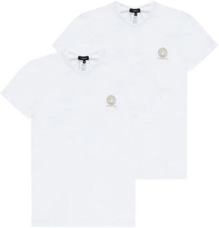 Versace T-shirt Versace , White , Heren - 4Xl,3Xl