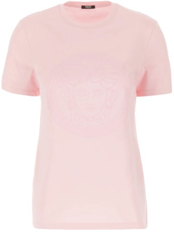 Versace T-Shirts Versace , Pink , Dames - S,Xs