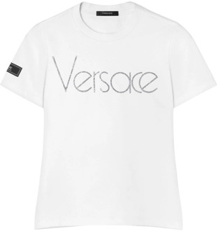 Versace T-Shirts Versace , White , Dames - S,Xs,2Xs