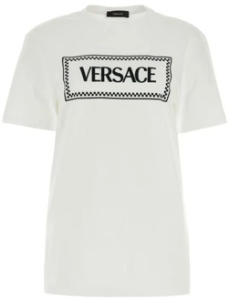 Versace T-Shirts Versace , White , Dames - Xs,2Xs