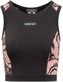 Versace Top Sportbeha Versace , Black , Dames - L,M,S