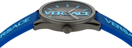 Versace V-vertical Heren Blauwe Horloge VE3H00823 - One Size