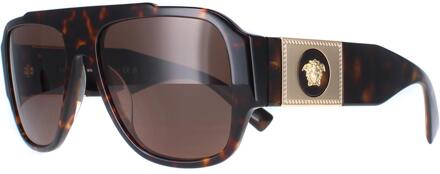 Versace VE4436U 108/73 havana donkerbruine zonnebril - One Size