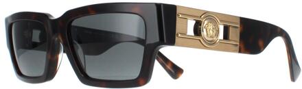 Versace VE4459 108/87 donker havana donkergrijs zonnebril Bruin