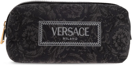 Versace Waszak met logo Versace , Black , Dames - ONE Size