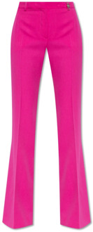 Versace Wijduitlopende broek Versace , Pink , Dames - 2XS